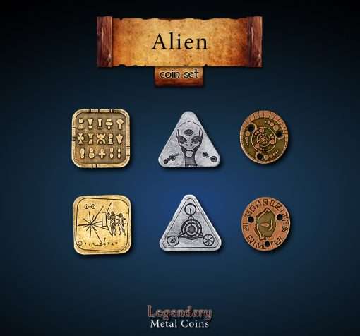 Alien Coin Set (24 Coins) (Coins)