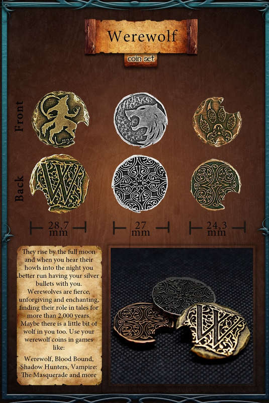 Werewolf Coin Set (24) (Coins)