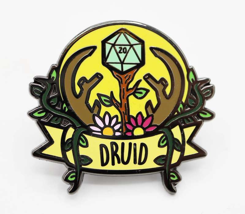 Banner Class Pins Druid (Board & Card Game Accessories)