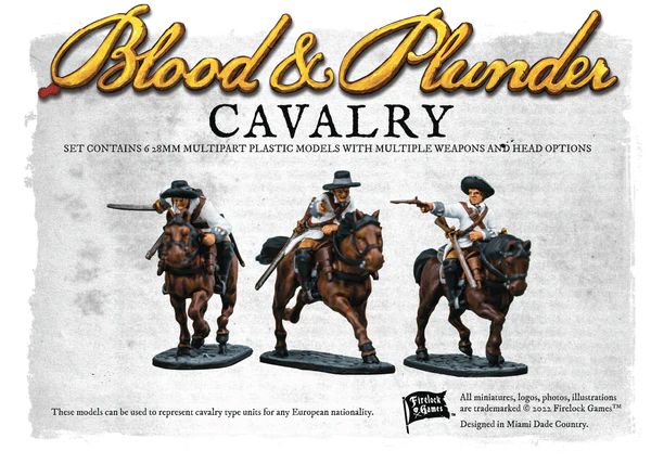 Blood & Plunder Plastic - Cavalry Unit Box (Miniatures)