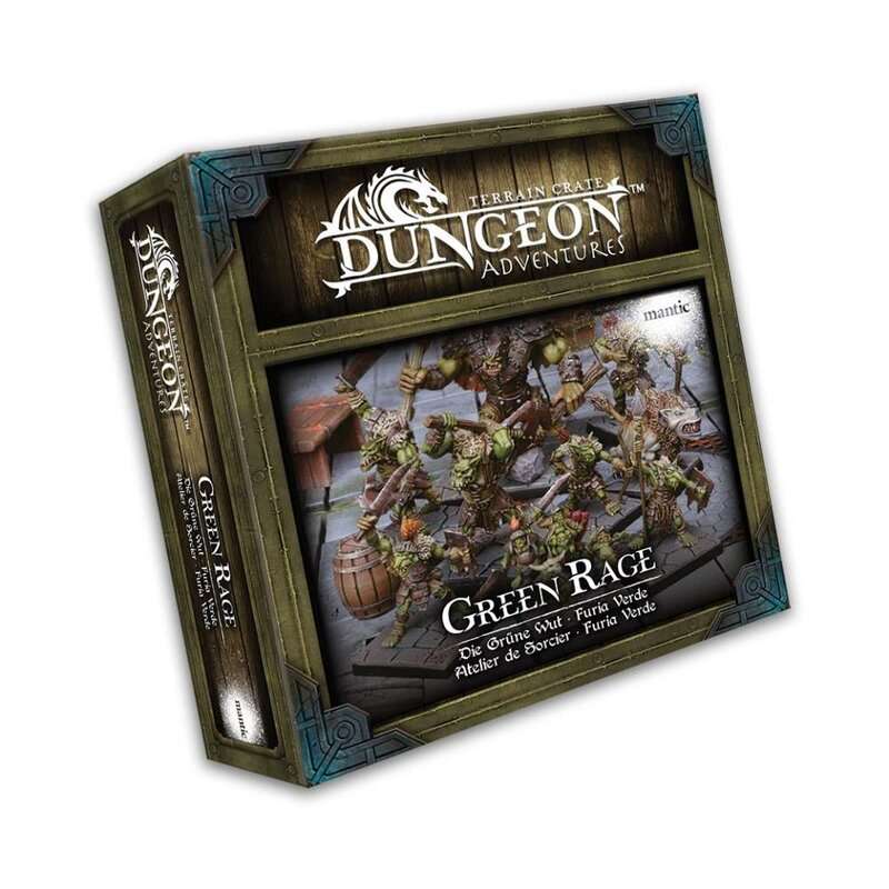 Dungeon Adventures Green Rage (Miniatures)