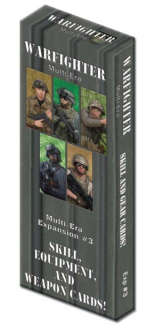 Warfighter Multi-Era Exp 2 Skills. Equiment and Weapon Cards (Board Games)