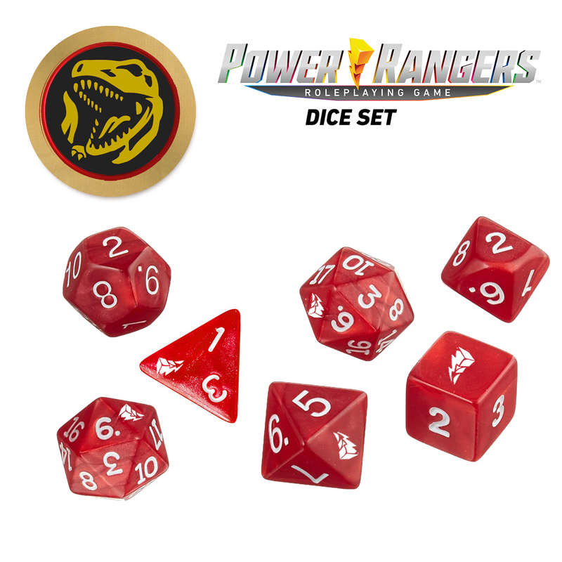 Power Rangers RPG Dice Set Red (RPGs)