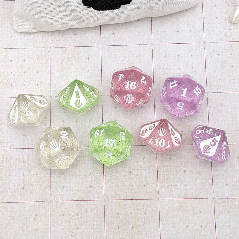 Eldritch Blast Dice Light (8) (Dice Sets & Games)