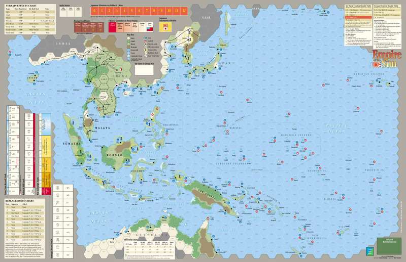 Empire of the Sun Mounted Map (Maps)