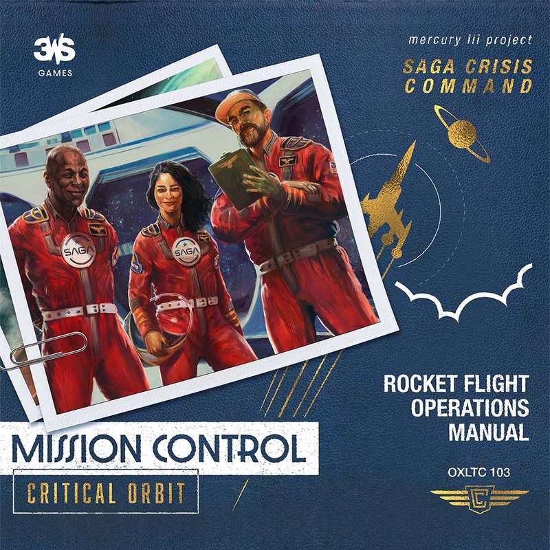 Mission Control Critical Orbit Crisis Command (Board Games)