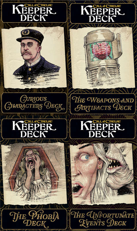 Call of Cthulhu Keeper Decks 2nd. Edition (RPGs)