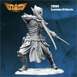 28mm Scorrmias Elf Warrior (Miniatures)