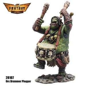 28mm Orc Drummer Plogger (Miniatures)