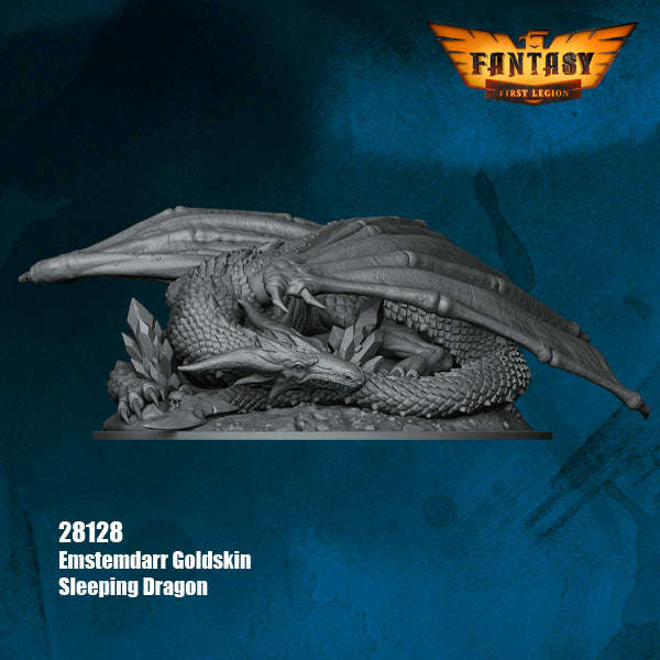 28mm Estemdarr Goldskin - Sleeping Dragon (Miniatures)