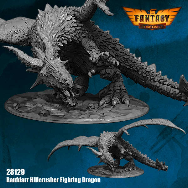 28mm Raufdarr Hillcrusher - Fighting Dragon (Miniatures)