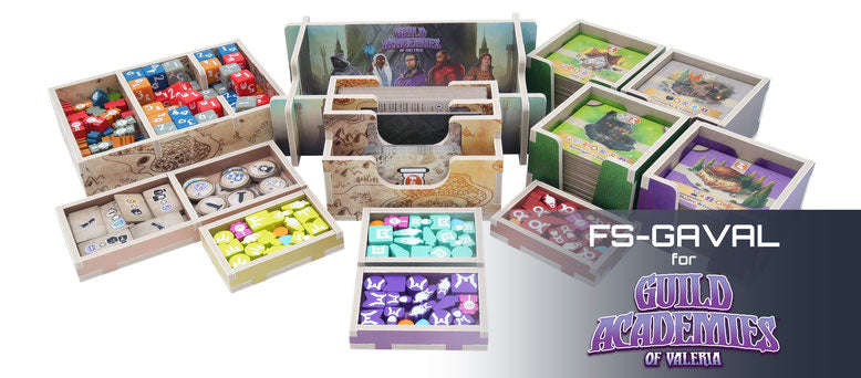 Guild Academies of Valeria COLOUR INLAY Set (Dice Sets & Games)