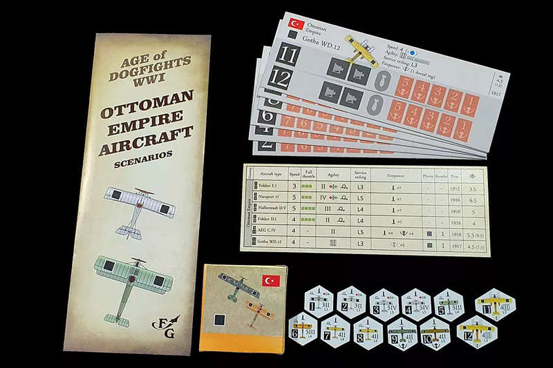 Age of Dogfights Ottoman Empire Aircraft (Board Games)