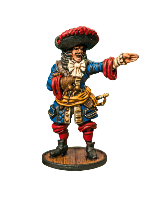 Blood & Plunder French French Buccaneer Commander (Miniatures)