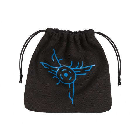 Galactic Black & blue Dice Bag (BGAL102) (Dice Sets & Games)