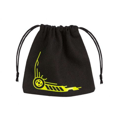 Galactic Black & yellow Dice Bag (BGAL101) (Dice Sets & Games)