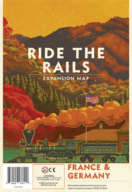 Iron Rails 2 Ride the Rails France and Germany Map (Maps)