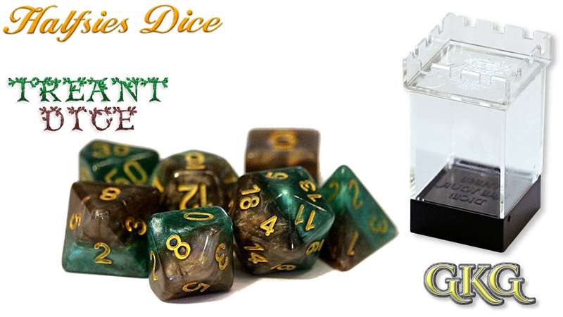 Halfsies Dice Treant Dice Upgraded Dice Case (Dice Sets & Games)
