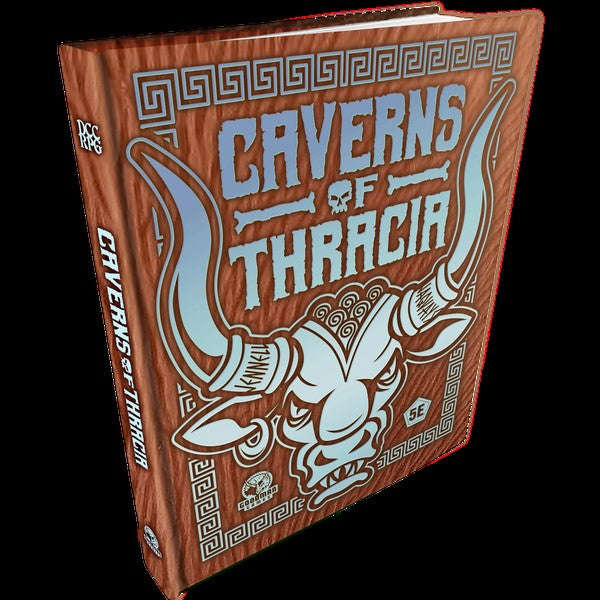 Original Adventures Reincarnated 9 Caverns of Thracia Limited Edition Minotaur Hide Cover (RPGs)