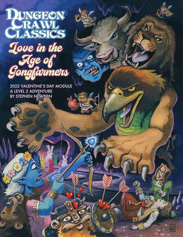 Dungeon Crawl Classics Valentines Module 1 Love in the Age of Gongfarmers (RPGs)