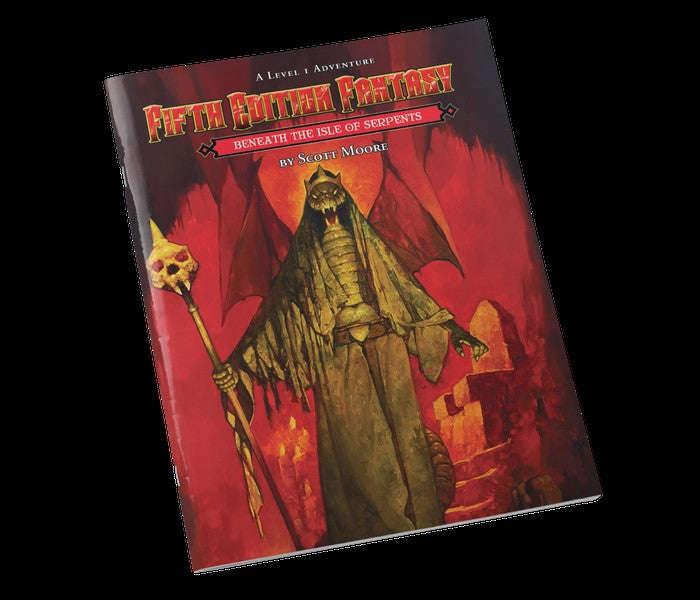 Fifth Edition Fantasy 28 Beneath the Isle of Serpents (RPGs)