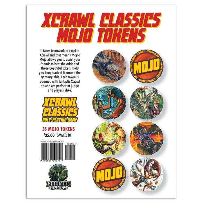 Xcrawl Classics Mojo Tokens (35) (RPGs)