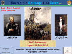 Incredible Courage 100 Days Ligny (NO DMG CLAIMS) (Board Games)