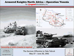 Armored Knights North Africa Operation Venezia (NO DMG CLAIMS) (Board Games)