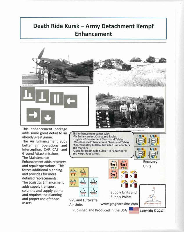 Death Ride Kursk Army Detachment Kempf Enhancement (NO DMG CLAIMS) (Board Games)