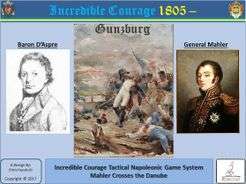 Incredible Courage 100 Days GÃ¼nzburg (NO DMG CLAIMS) (Board Games)