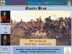Incredible Courage 100 Days Quatre Bras (NO DMG CLAIMS) (Board Games)