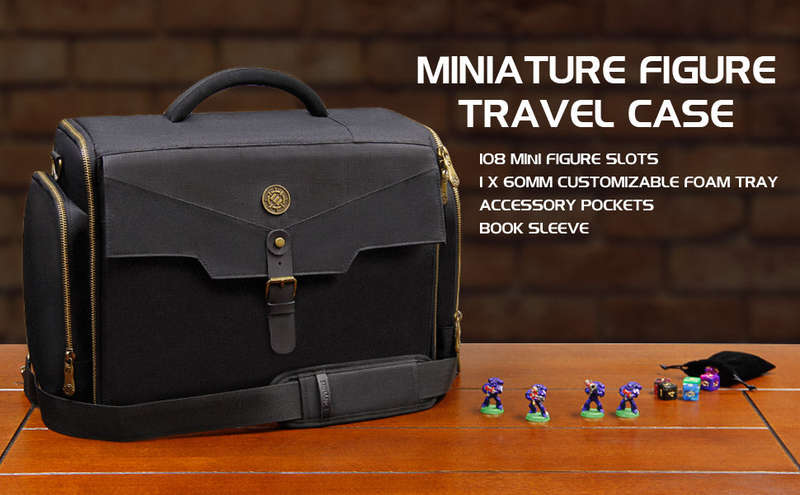 Miniature Figure Storage Case Black (Board & Card Game Accessories)