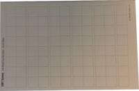 Blank white 5/8 inch half countersheet (Board & Card Game Accessories)