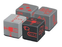 Railroad Ink Challenge Futuristic Dice (Dice Sets & Games)