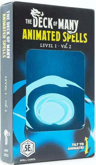 Deck of Animated Spells Level 1 Volume 2 5E (RPGs)