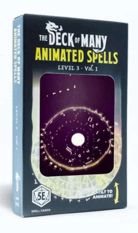 Deck of Animated Spells Level 3 Volume 1 5E (RPGs)