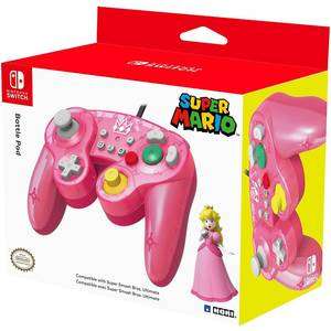 HORI Super Smash Bros Battle Pad Gamecube Controller - Peach (Nintendo Switch)