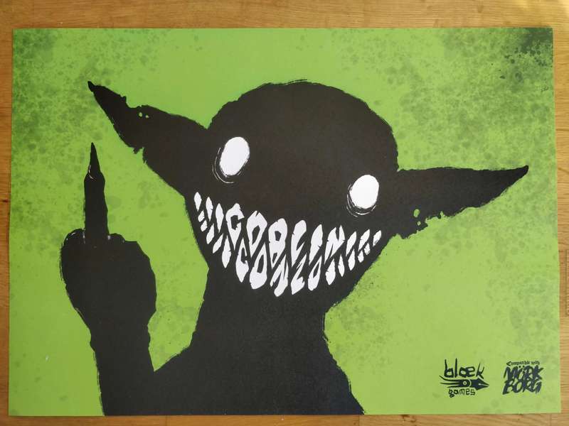 Mörk Borg RPG Goblin Gonzo Poster (Doublesided) (RPGs)