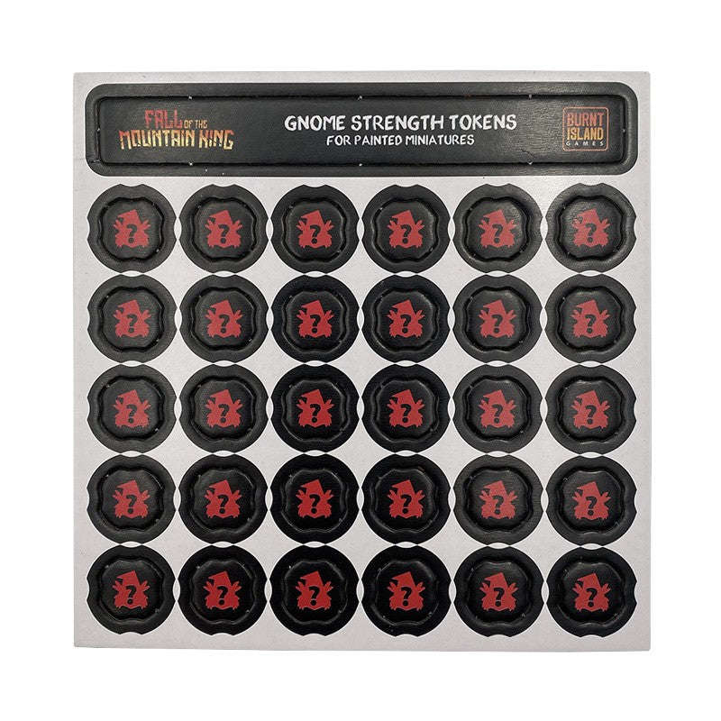 Fall of the Mountain King Gnome Strength Tokens OOP (Board Games)