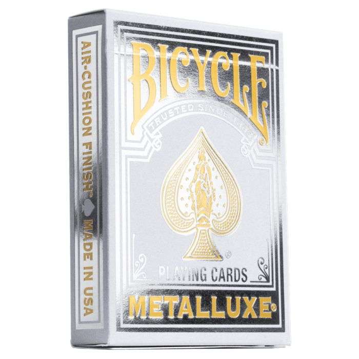 Bicycle Metalluxe Playing Cards Silver (Playing Cards)