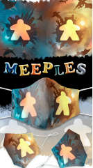 Mask Meeples Model Kids Size (Board & Card Game Accessories)