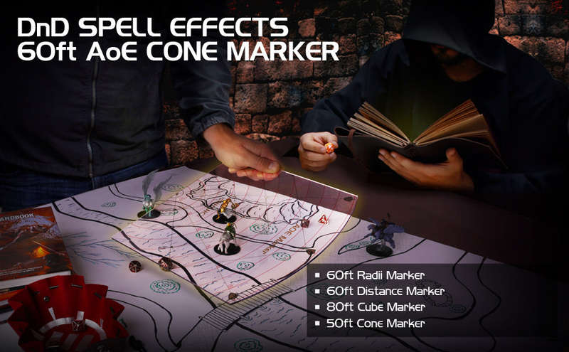Tabletop Area of Effect Cone Marker (Board & Card Game Accessories)