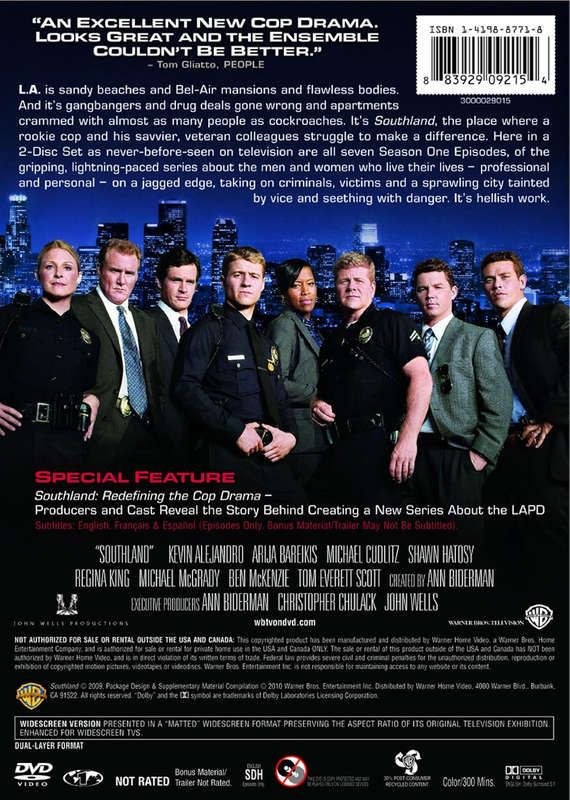 Southland: Season 1 (2010) (Region 1) (DVD) (Second-Hand)