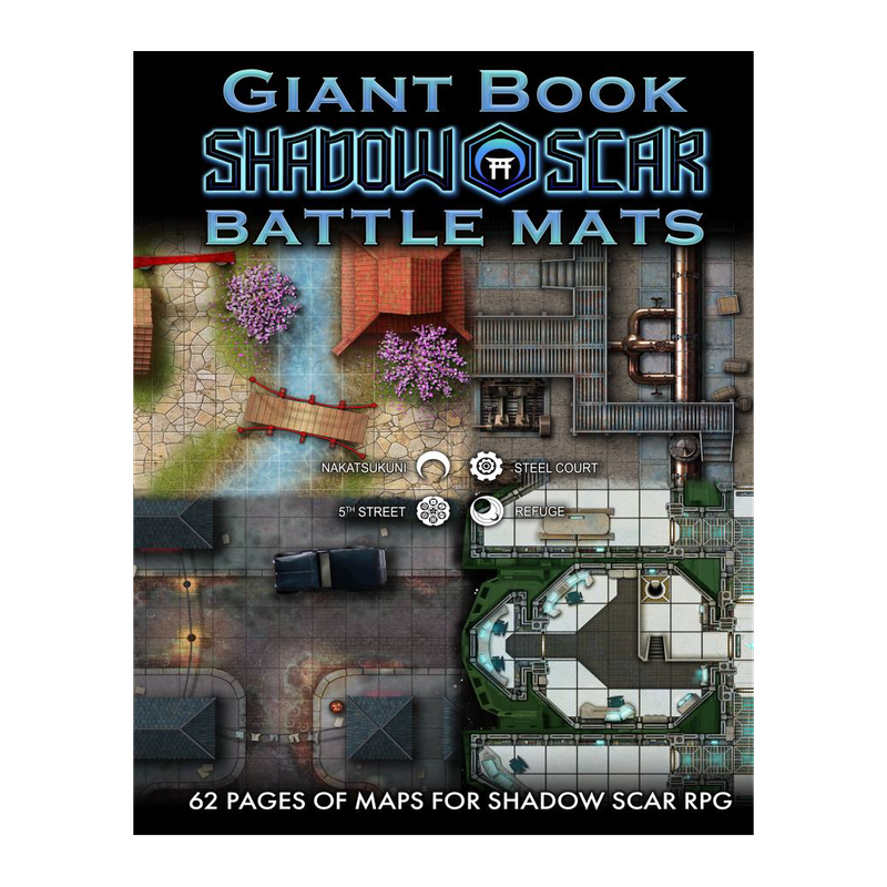 Giant Book of Shadow Scar Battle Maps (Maps)