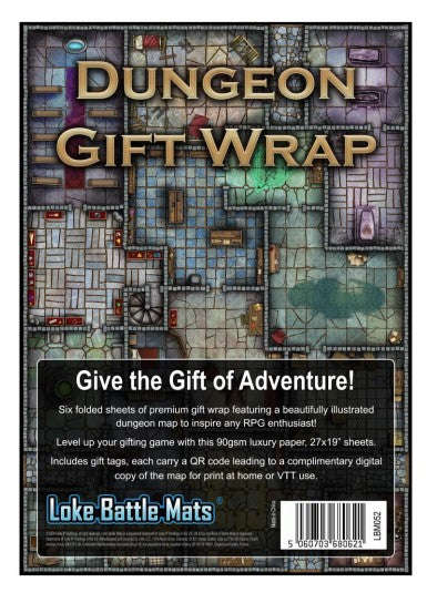 Dungeon Gift Wrap (6) (Board & Card Game Accessories)