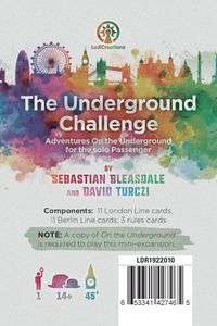 The Underground Challenge London Berlin (Board Games)