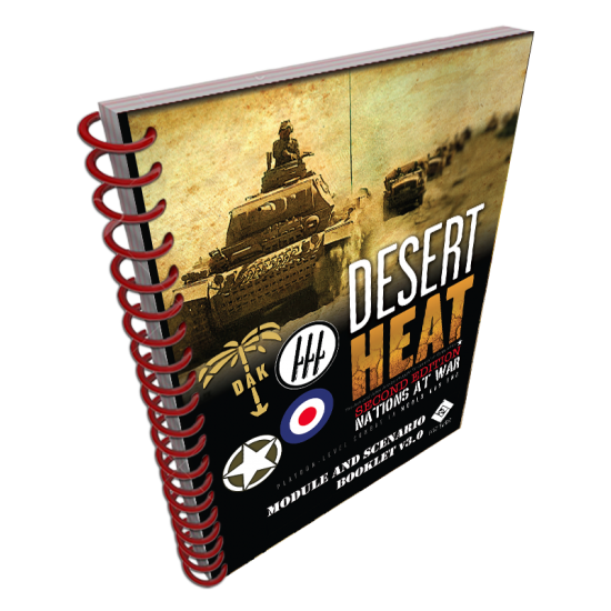 Nations at War Desert Heat Module Rules & Scenario Book OOP (Board Games)