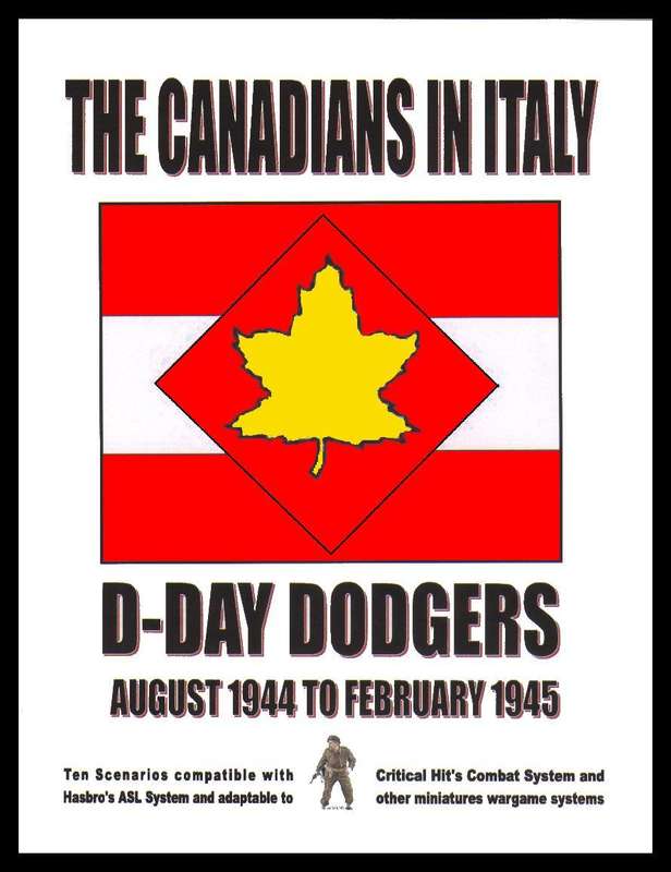 ASL Canadians in Italy D-Day Dodgers (Board Games)