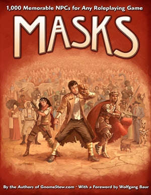 MASKS 1000 MEMORABLE NPCS (RPGs)