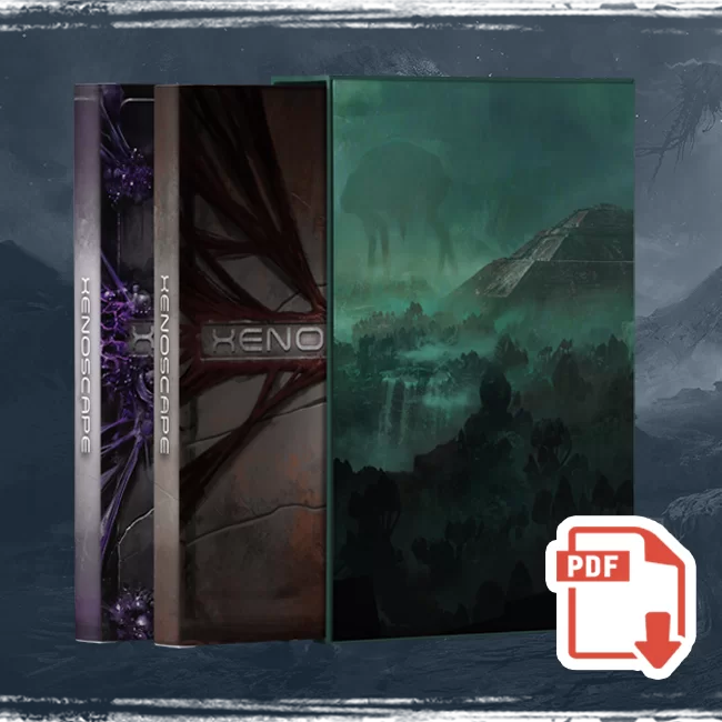 Xenoscape RPG Rulebook Slipcase Edition Bookmarks (RPGs)